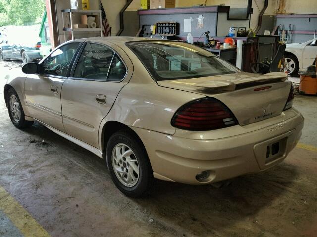 1G2NF52E84M702838 - 2004 PONTIAC GRAND AM S ოქროსფერი ფოტო 3