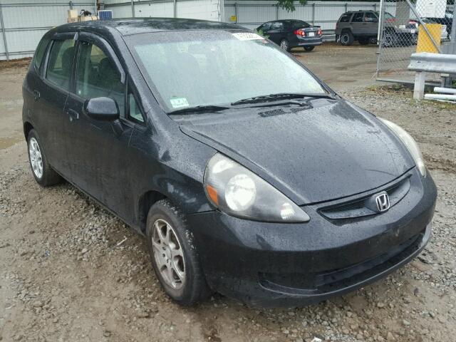 JHMGD37408S049243 - 2008 HONDA FIT BLACK photo 1