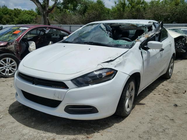 1C3CDFBB7FD159171 - 2015 DODGE DART SXT WHITE photo 2