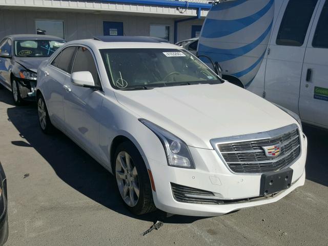 1G6AB5RA8F0137836 - 2015 CADILLAC ATS LUXURY WHITE photo 1