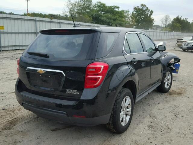 2GNALBEK4G1142987 - 2016 CHEVROLET EQUINOX BLACK photo 4