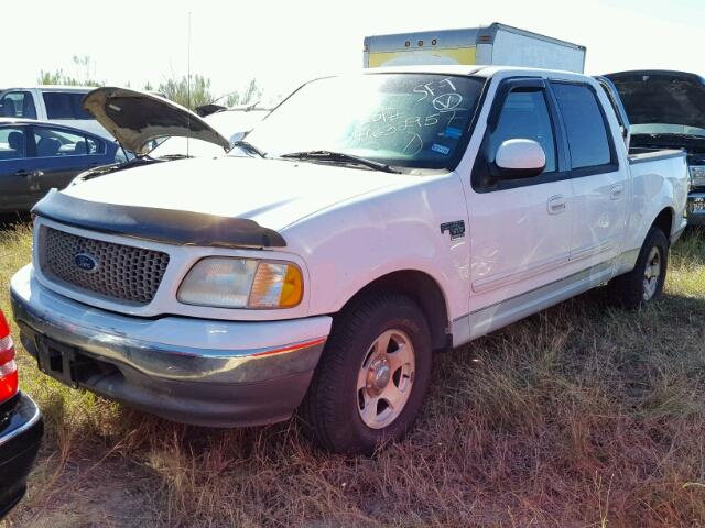 1FTRW07633KD31356 - 2003 FORD F150 WHITE photo 2