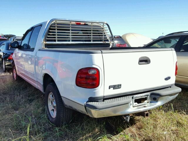 1FTRW07633KD31356 - 2003 FORD F150 WHITE photo 3