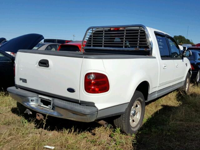 1FTRW07633KD31356 - 2003 FORD F150 WHITE photo 4