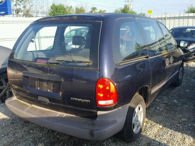 2B4GP25GXXR286545 - 1999 DODGE CARAVAN BLUE photo 4