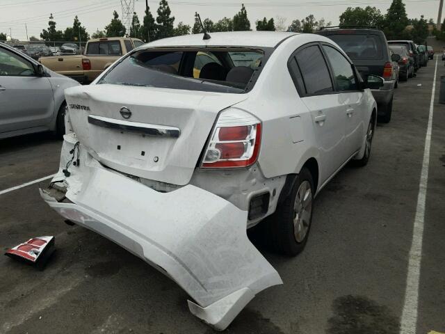 3N1AB6AP2BL662166 - 2011 NISSAN SENTRA 2.0 WHITE photo 4