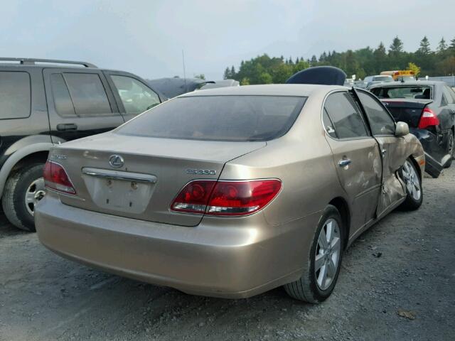 JTHBA30GX65144556 - 2006 LEXUS ES 330 GOLD photo 4