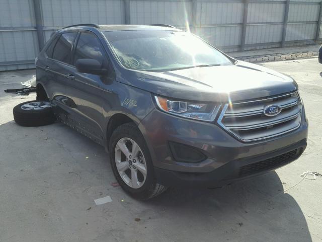 2FMPK3G98GBB09664 - 2016 FORD EDGE GRAY photo 1