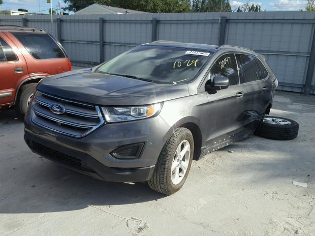 2FMPK3G98GBB09664 - 2016 FORD EDGE GRAY photo 2