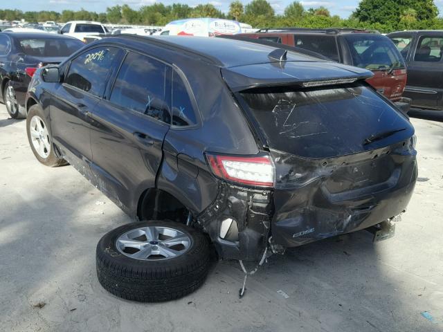 2FMPK3G98GBB09664 - 2016 FORD EDGE GRAY photo 3