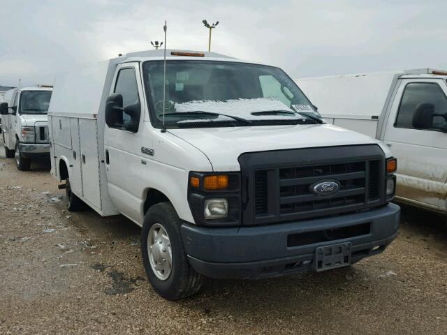 1FDSE3FL5CDB15425 - 2012 FORD ECONOLINE WHITE photo 1