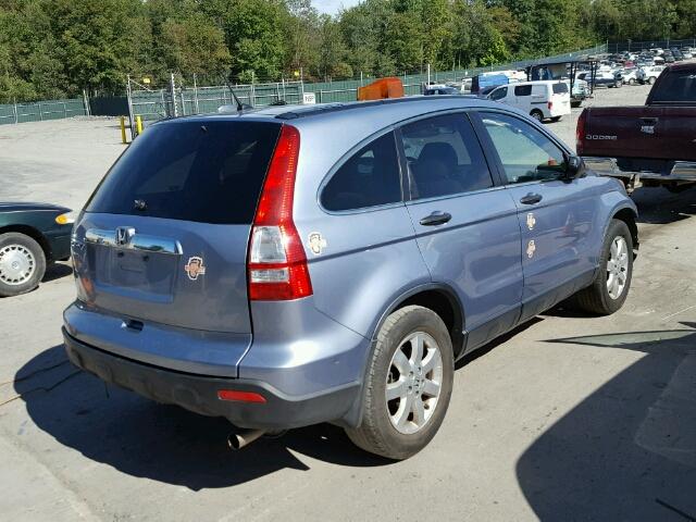 JHLRE48589C011973 - 2009 HONDA CR-V EX ლურჯი ფოტო 4