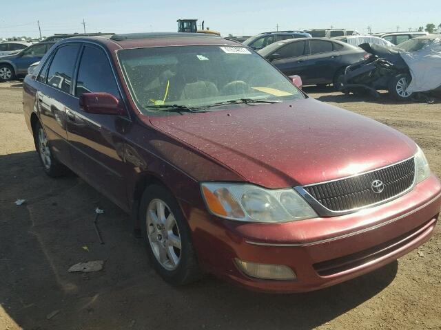 4T1BF28B52U240726 - 2002 TOYOTA AVALON XL RED photo 1