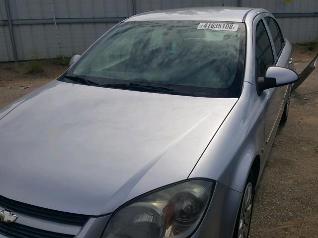 1G1AT58H897129202 - 2009 CHEVROLET COBALT LT SILVER photo 9