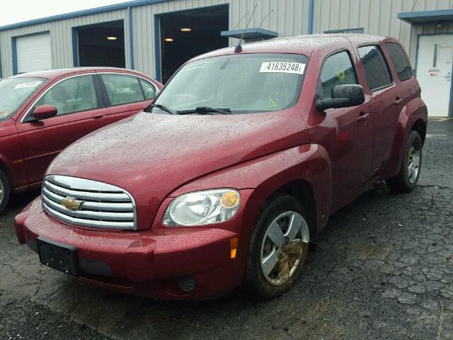 3GNDA13D28S572623 - 2008 CHEVROLET HHR LS წითელი ფოტო 2