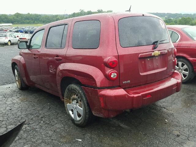 3GNDA13D28S572623 - 2008 CHEVROLET HHR LS წითელი ფოტო 3