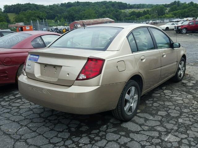 1G8AL55FX7Z149151 - 2007 SATURN ION LEVEL BEIGE photo 4