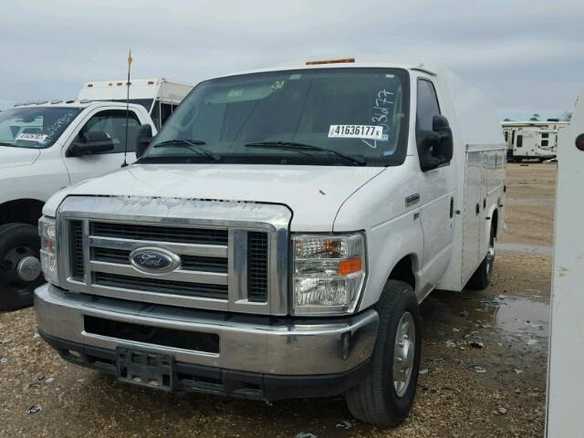 1FDWE3FL0EDA08688 - 2014 FORD ECONOLINE WHITE photo 2