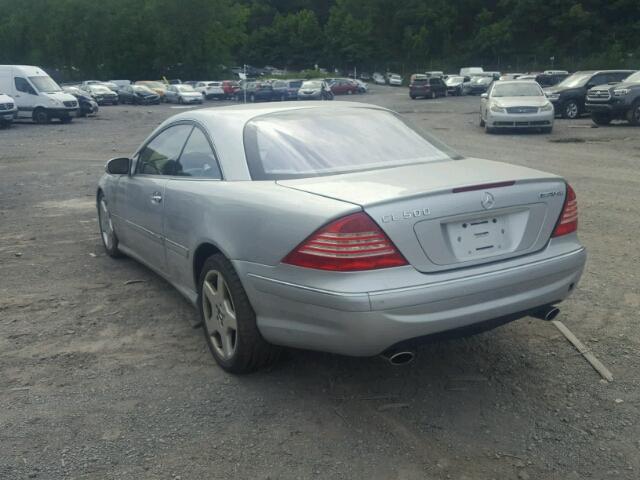 WDBPJ75J65A044896 - 2005 MERCEDES-BENZ CL 500 SILVER photo 3