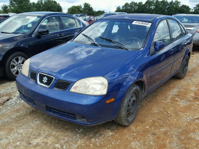 KL5JD56Z05K210661 - 2005 SUZUKI FORENZA S BLUE photo 2