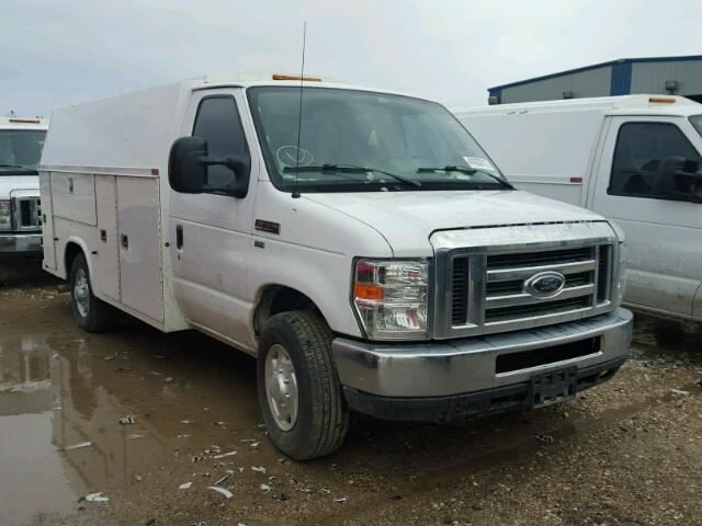 1FDWE3FL3EDA08684 - 2014 FORD ECONOLINE WHITE photo 1