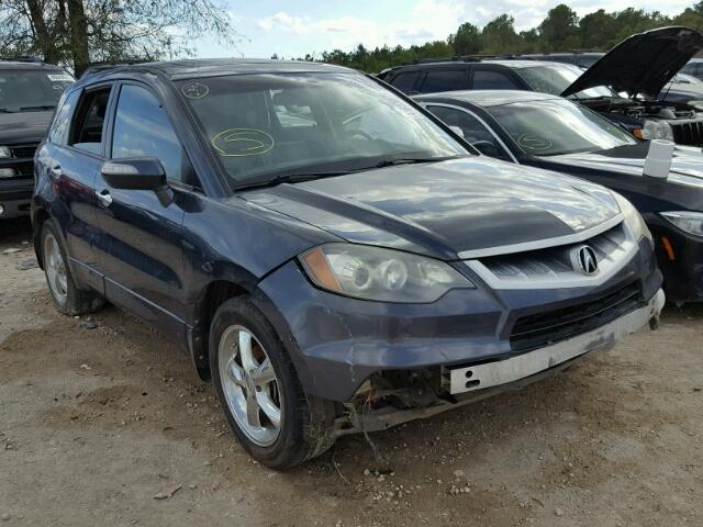 5J8TB18587A020774 - 2007 ACURA RDX BLUE photo 1