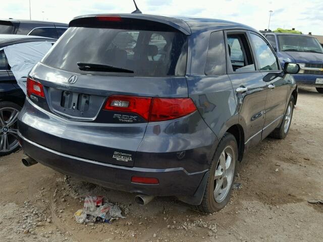 5J8TB18587A020774 - 2007 ACURA RDX BLUE photo 4