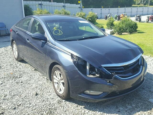 5NPEB4AC5DH760207 - 2013 HYUNDAI SONATA GLS BLUE photo 1