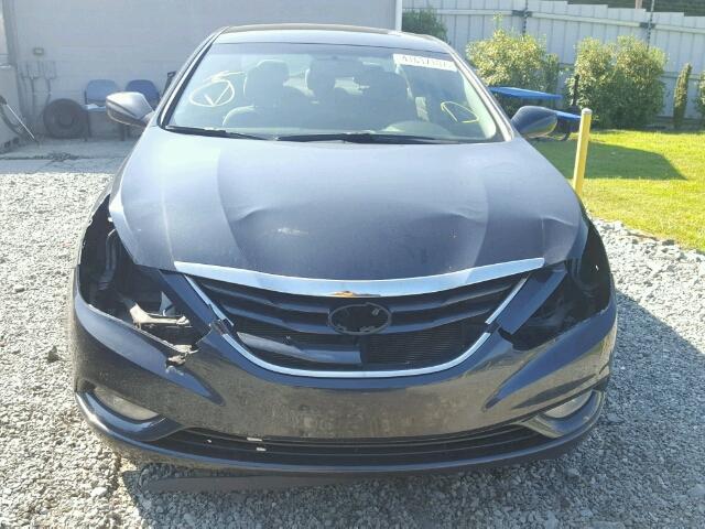 5NPEB4AC5DH760207 - 2013 HYUNDAI SONATA GLS BLUE photo 9