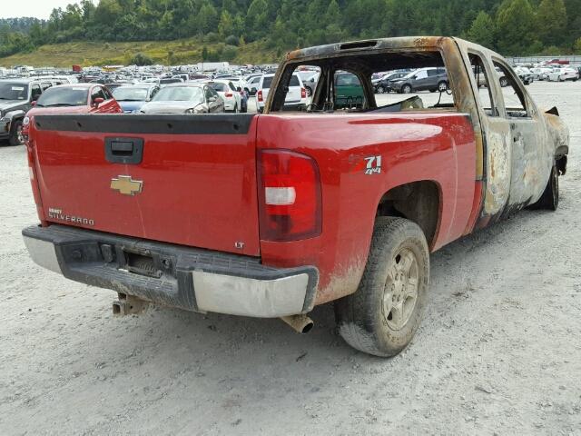 2GCEK19J971701247 - 2007 CHEVROLET SILVERADO RED photo 4