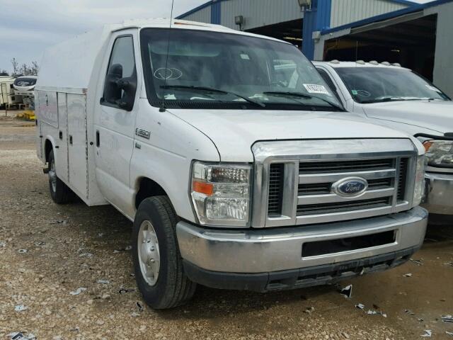 1FDWE3FL1EDA12457 - 2014 FORD ECONOLINE WHITE photo 1