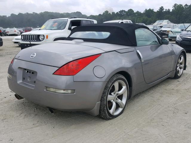 JN1BZ36A97M654176 - 2007 NISSAN 350Z ROADS GRAY photo 4