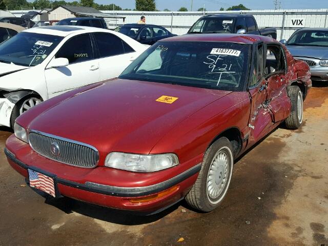 1G4HP52KXVH610292 - 1997 BUICK LESABRE CU RED photo 2