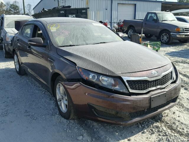 KNAGM4A73B5061030 - 2011 KIA OPTIMA LX MAROON photo 1