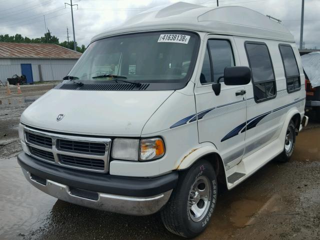 2B7HB21X2VK565697 - 1997 DODGE RAM VAN B2 WHITE photo 2