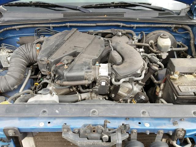 5TETU22N58Z514055 - 2008 TOYOTA TACOMA X-R BLUE photo 7