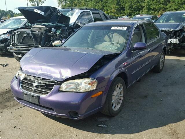 JN1CA31D1YT731031 - 2000 NISSAN MAXIMA GLE PURPLE photo 2