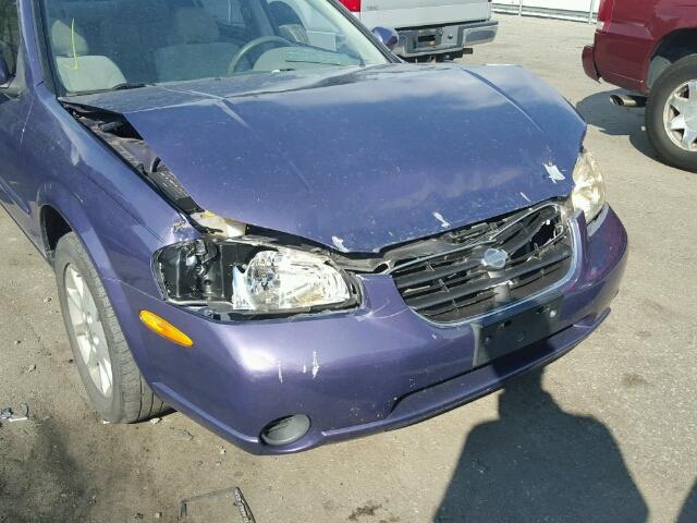 JN1CA31D1YT731031 - 2000 NISSAN MAXIMA GLE PURPLE photo 9