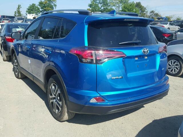 JTMZFREV2HJ122783 - 2017 TOYOTA RAV4 蓝色 照片 3