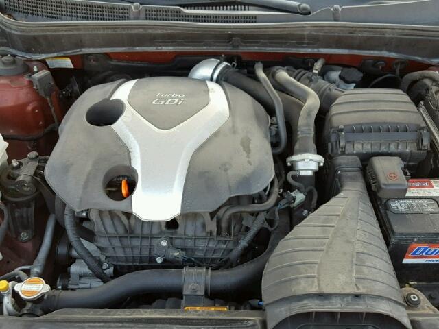 5NPEC4AB2BH305784 - 2011 HYUNDAI SONATA SE 红色 照片 7