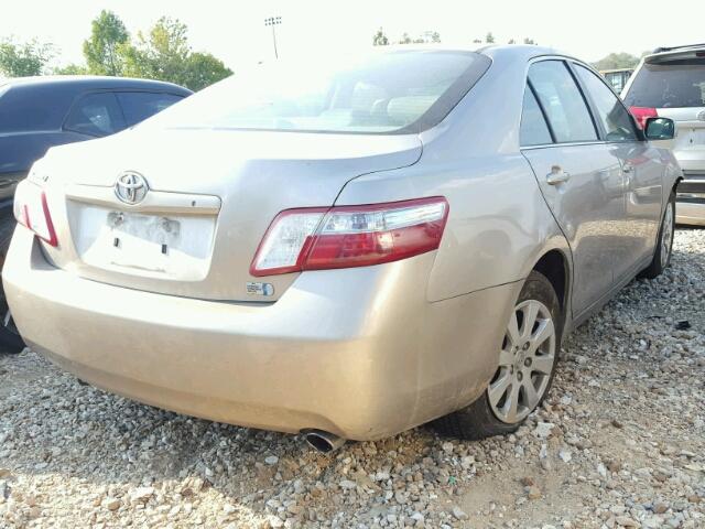 JTNBB46K073022510 - 2007 TOYOTA CAMRY NEW GOLD photo 4