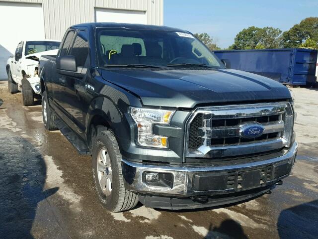 1FTFX1EF8FFA71252 - 2015 FORD F150 GRAY photo 1