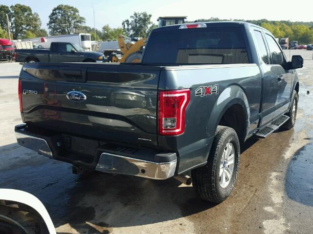 1FTFX1EF8FFA71252 - 2015 FORD F150 GRAY photo 4