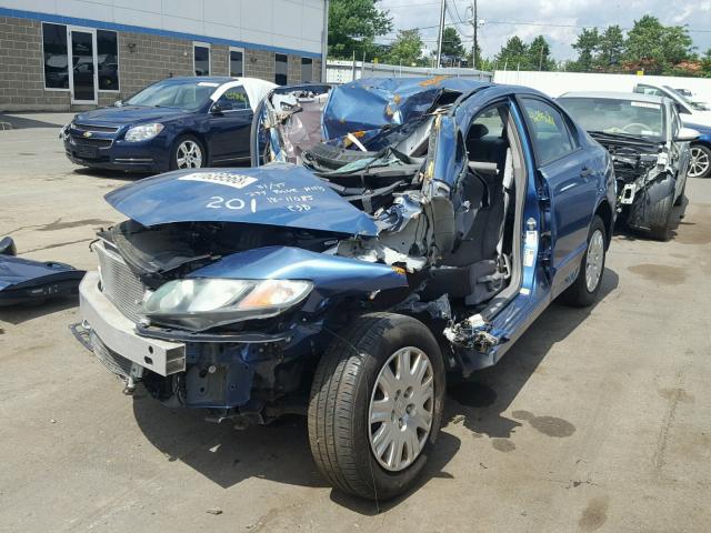 2HGFA1F33BH514259 - 2011 HONDA CIVIC VP BLUE photo 2