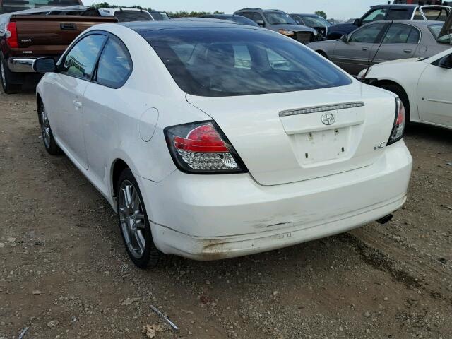 JTKDE177670213839 - 2007 TOYOTA SCION TC 白色 照片 3