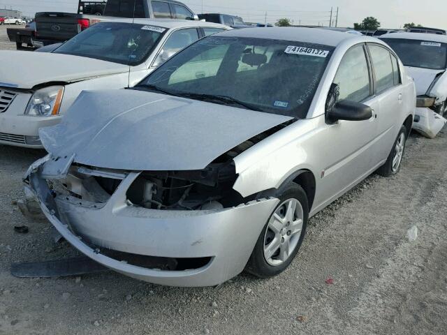 1G8AJ58F37Z208462 - 2007 SATURN ION LEVEL SILVER photo 2