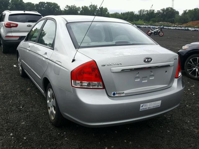 KNAFE222595620166 - 2009 KIA SPECTRA EX GRAY photo 3