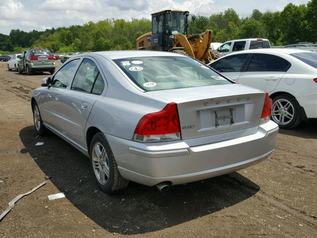 YV1RS592692728775 - 2009 VOLVO S60 2.5T SILVER photo 3