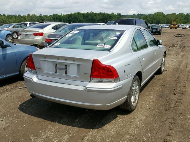 YV1RS592692728775 - 2009 VOLVO S60 2.5T SILVER photo 4