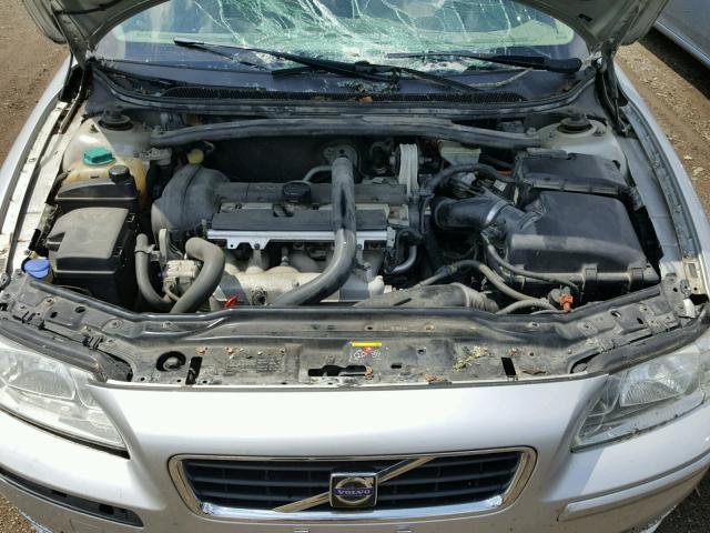 YV1RS592692728775 - 2009 VOLVO S60 2.5T SILVER photo 7